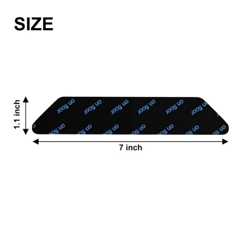 Size chart for Stay Put 12 Pack Rug Tape Reusable Double Sided Carpet Tape For Hardwood Floors And Area Rugs Non Slip Gripper