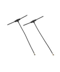 Two Pack 90mm 2 4G FPV Antenna ELRS For EP1 RX IPEX1 Compatible With TBS Tracer RC FPV Drone Part, shown with ABS shell and flexible design.