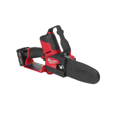M12 Fuel Pruning Saw Kit With A 6 Inch Blade Cordless 12V Power For Fast Limb Cleanup Red And Black Compact Pruning Tool