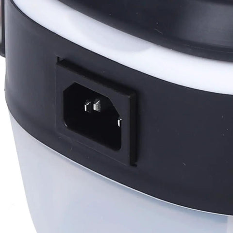 Close-up of the power socket on the Powerful Handheld Steam Cleaner with 6 Gear Settings and 2500W High Temperature Steam Up to 266F.