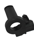 Plug And Play Battery Current Sensor Replacement For Chevrolet Gmc Buick Vehicles Bulletproof Electrical Monitoring Fits Traverse Tahoe Impala Silverado Sierra With 13502261 13505369 side view showing black plastic construction and connector.