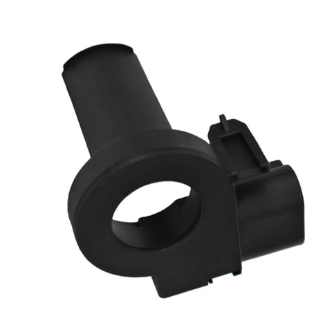 Plug And Play Battery Current Sensor Replacement For Chevrolet Gmc Buick Vehicles Bulletproof Electrical Monitoring Fits Traverse Tahoe Impala Silverado Sierra With 13502261 13505369 side view showing black plastic construction and connector.