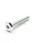 Furniture Connector Bolts Hex Flat Head Allen Screws Zinc Plated Steel M4x20 20 Pieces Heavy Duty Wood And Metal Furniture Fasteners