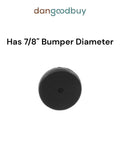 Round Rubber Bumper With Pull Through Mount For One Eighth Inch Hole In One Eighth Inch Thick Material Seven Eighths Inch Diameter