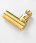 Top Shelf 10 Inch Wall Mounted Rain Shower System With Brushed Gold Drip Solid Brass multifunction faucet hand sprayer holder.