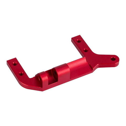 Red Aluminum Servo On Axle Mount For TRX4 1/10 Crawler Upgrade SOA With 4 Link Suspension, Easy Non Destructive Install