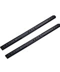 Heavy Duty Steel Ball Bearing Drawer Slides With Soft Close Action And Overload Safety Feature ensuring smooth closing, black finish, two pieces