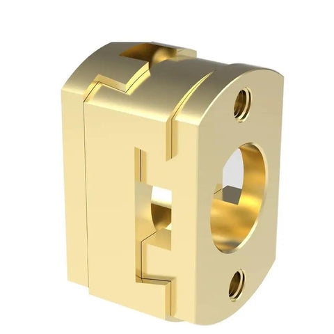Grab This Epic 4-Pack Of 18Mm Oldham Couplings For Your Ender 3 V2 Or CR10 Pro Printer To Fix Z Axis Issues With These Smooth 8Mm Brass Screw Couplers That Keep Things Running Like A Dream. Gold 18mm Oldham coupling for 8mm brass lead screw, 3D printer Z axis part