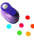 Spring Action Five Eighth Inch Circle Paper Punch For Crafting with colorful paper circle cutouts