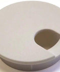 Pure White Desk Grommet Cable Management 2-1/2 Inch Plastic For Desk Tops And Back Of Desk Keeps Computer Cables Electrical Cords
