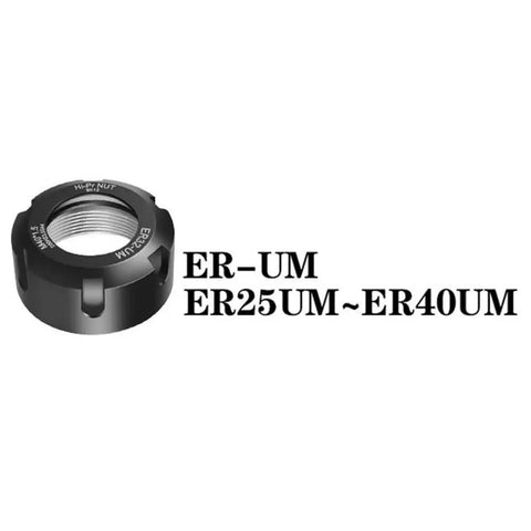 Heavy Duty ER25 ER32 ER40 Collet Nut For Engraving Machine And Lathe With Solid Clamping Power To Stop Tools From Loosening Or Breaking During Tough Milling Jobs Made From Premium Black 40CrMnTi Steel In 32xM40x1.5 Size