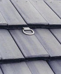 Stainless Steel Roof Anchor Kit For Fall Protection With Dacromet D Rings, 20 Gauge, installed on sheeted roof tiles
