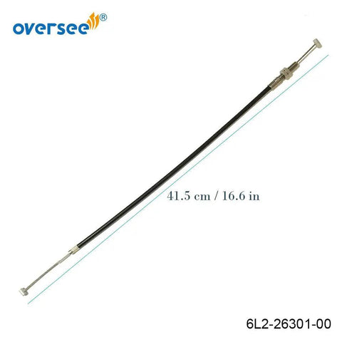Throttle Cable Replacement For Yamaha Outboard Motor 9.9HP 15HP 20HP 25HP 2 Stroke 63V 63W 6L2 Series Engines Stainless Steel
