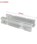 4 Inch Or 6 Inch CNC Milling Steel Vise Hard Jaw Fixture Built Tough With V Type Jaw Aluminum Alloy Milling Kit side view
