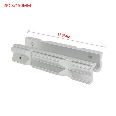 4 Inch Or 6 Inch CNC Milling Steel Vise Hard Jaw Fixture Built Tough With V Type Jaw Aluminum Alloy Milling Kit side view