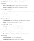 User guide outlining operation techniques for electric tapping, including steps for preparation, lubrication, and speed control.