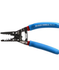 Curve Wire Stripper And Cutter For 6-12 AWG Stranded Wire, 7-1/8 Inch Hand Tool With Precision Ground Stripping Holes, serrated nose.