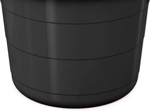 Close-up of 17 Gallon Heavy Duty Plastic Storage Bucket with sturdy build for home garden garage or workshop use multipurpose carrying