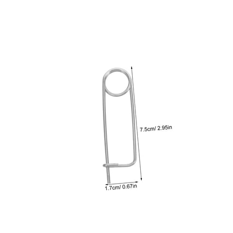 Ditch The Loose Ends With These Cool Nolis Spring Pins, Stainless Steel Quick Lock Clamps For Garden Hooks And Heavy Machinery Tasks That Stay Put, 7.5cm size.