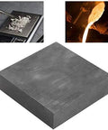 Pro Grade High Purity Graphite Block For EDM Milling And Electrolysis 8x4x0.4 Inch Ingot Plate 99.9 Percent Purity Durable Block