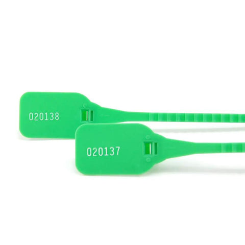 One Thousand Pack Green Security Cable Ties With Numbered Pull Design Self Locking Anti Tamper Zip Tie Seals Keeps Your Cargo Locked Down Tight And Stops Any Funny Business On Delivery Day Now That Is Real Peace Of Mind Every Single Time