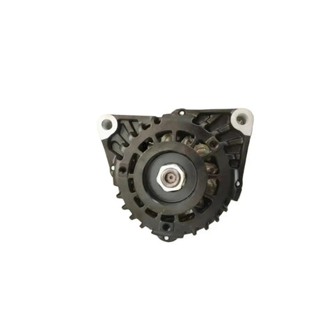 Front view of 12V 115A 9SI Marine Alternator With Quiet Operation Easy Plug N Play Install Lightweight Front End Reduction