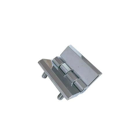 Stainless Steel Corner Door Hinge, Beefy Heavy Duty 60x60mm For Cabinets And Furniture, 1 Piece With Embedded Screw Fix, 304 Grade