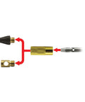 Pistol Grip Blow Gun Kit With Safety Tip Nozzle And Kwik-Change Universal Tip System 90 Max PSI four-piece attachments diagram