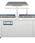 Heavy Duty Vacuum Sealer Machine For Food Preservation And Industrial Meat Packing with dual chambers and controls.