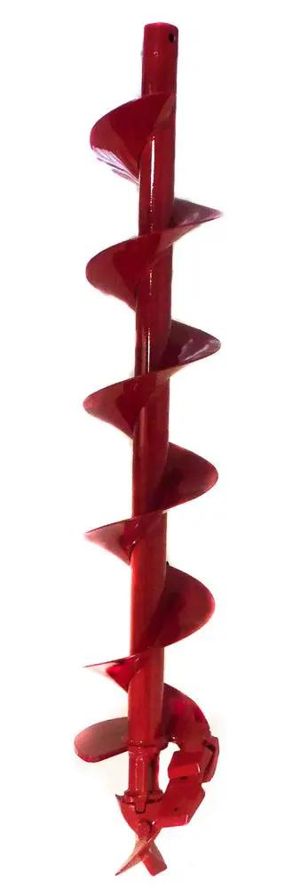 8 Inch Post Hole Auger Bit With Power Head Attachment For Gas Post Hole Digger Great For Digging Electric Fence Posts Signs And Planting
