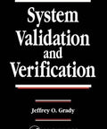 System Validation and Verification book on a black cover with white typography and CRC Press logo (front)