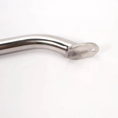 Two Pack 9 Inch Long Polished Stainless Steel Boat Grab Handles Handrails For Marine Use Round Tube Durable Non Slip Grip