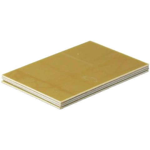 Stack of 10 Pack Copper Clad Laminate Prototyping Boards 7x10 Cm Single Sided PCB Copper Pads 1.6 mm Thick Bakelite Back Blank Circuit Board