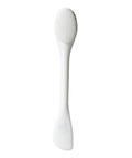 Pore Polishing Wand Silicone Facial Cleansing Brush Game Changer Dual Sided Face Scrubber, white silicone bristle and spatula sides