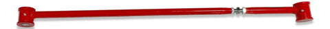Adjustable Rear Panhard Track Bar With Polyurethane Bushings For 2002 2009 GM Trailblazer Envoy SSR Bravada Lifted Or Lowered Ride Height Easy Bolt In Installation Red, red steel rear suspension bar