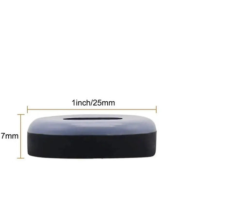 100 Pack Heavy Duty PTFE Furniture Glides With Screws 1-inch round glide, 7mm height for smooth floor protection.