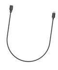 Di2 12 Speed Electronic Shifting Charger Cable Type C for RX825 Replacement, 150 cm USB-C black cable on white background