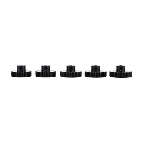 Metal 48P Pinion Gear Set For One-Tenth Scale RC Cars 38T 39T 40T 41T 42T 3.175 Millimeter Shaft With Hex Key Durable Steel Drive Gears