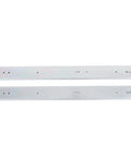 Beefy Heavy Duty Drawer Slides 30 Inch Pair With Locking Extension Supporting 500 lbs Capacity Smooth Glide Action For Build Tool Chests Or Load Heavy Cabinets With Secure Design To Keep Gear Safe While You Work On Projects And Garage Shop Spaces. 30 inch metal drawer slides pair with blue lock tabs