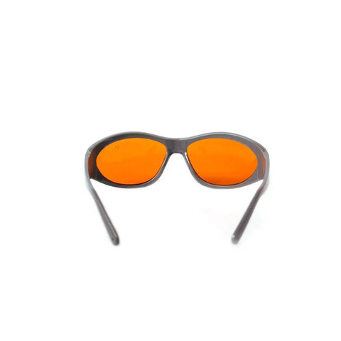 Heavy Duty Laser Safety Glasses For 532Nm And 1064Nm Beams providing rock solid optical density eye protection goggles in orange lens design.