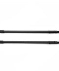 Stainless Steel CVD Rear Drive Shaft 8539 Heavy Duty Upgrade For UDR 1 To 7 RC Car Beefy Precision Ground Universal Joints Smooth Torque Transfer High Strength Drivetrain Parts Spare Accessories, two black shafts