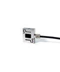Mini S Type Load Cell Sensor For Test Tension And Compression Weight 0 To 50 Kg In Tight Spots Alloy Steel With 3m Cable High 0.2 Percent Accuracy IP65 Waterproof Dustproof 4 Wire Output For PLC Data Acquisition Transmitter, alloy steel body with cable
