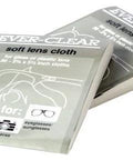 Two Apex Ever-Clear soft lens cloth packages; gray packaging with lens-care icons, each containing two 30-count pouches.