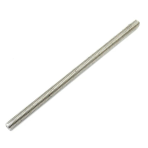 304 Stainless Steel 1/2-20 Fully Threaded Rod, 12 Inch Length, Corrosion Resistant Fastener for Industrial Assembly, side view