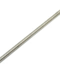 304 Stainless Steel 1/4-28 Fully Threaded Rod 12 Inch Long For DIY Projects And Industrial Fastening, Corrosion Resistant, Drill Cut Heat Shapeable, Low Magnetic Permeability, Built To Last For Assembly And Tap Nuts, shown on white background