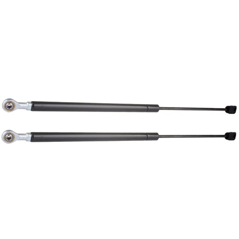 Heavy Duty Rear Window Glass Lift Supports Pair For Chevy Blazer Gmc Jimmy Oldsmobile Bravada 1997 To 2005 Beefy Gas Struts shown from the side.