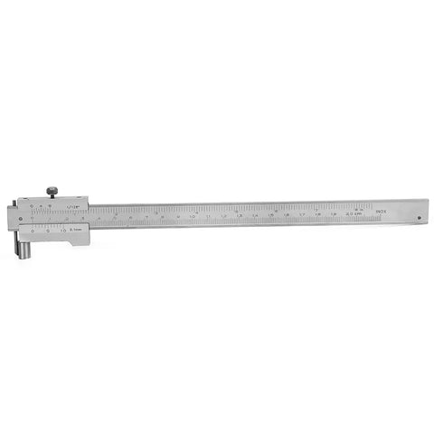 Sturdy Pro Grade Stainless Steel Vernier Caliper With Marking Gauge For Engineers, 0-200mm, shown full-length on white background.