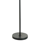 Base of Go To Modern Adjustable Floor Lamp For Living Room Bedroom And Office Black Standing Lamp With Bronze Accents 54.5 Inches Tall