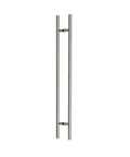Heavy Duty Satin Round H Type Door Pull 60 Inch Length With 150 mm Bolt 304 Stainless Steel Indoor Outdoor Ready Premium Decorative Hardware For Modern Doors Easy Install Built To Last front view