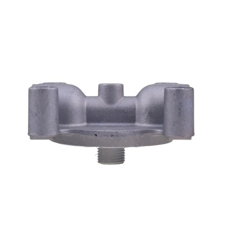 Top Quality Coolant Filter Head For Cummins L8.9 Engine 204163S Remote Mount Replacement in silver metal finish.